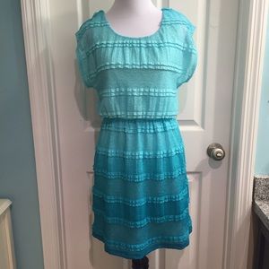 Ombré lace dress